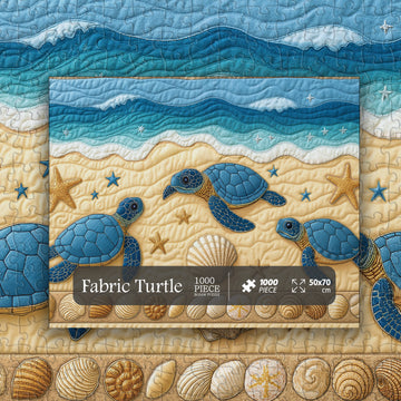 Pun puzzle 1000 pezzi di puzzina di tartaruga in tessuto 1000 pezzi